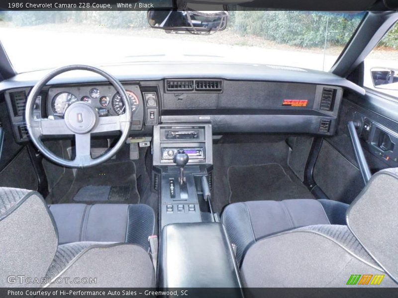 White / Black 1986 Chevrolet Camaro Z28 Coupe