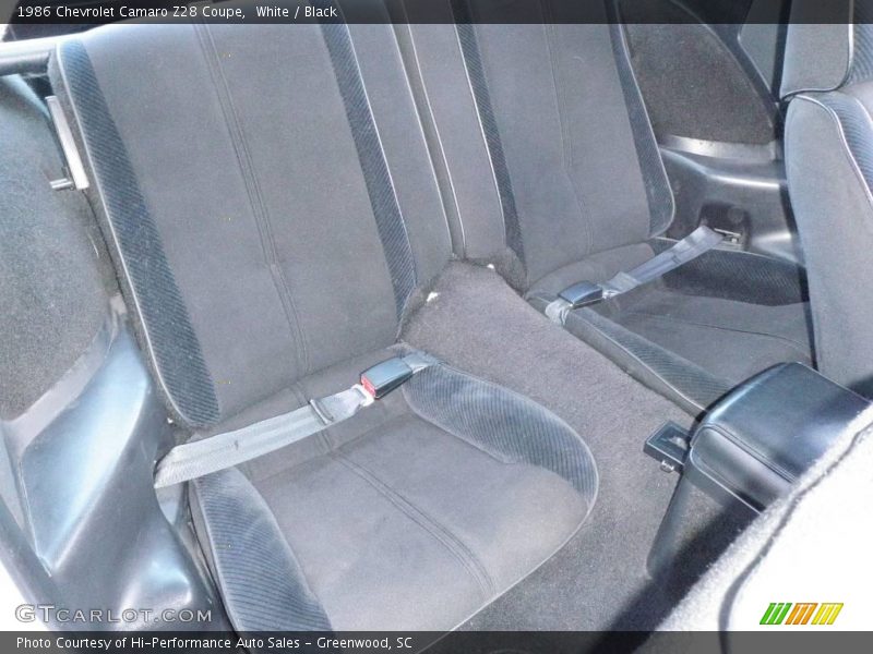 White / Black 1986 Chevrolet Camaro Z28 Coupe