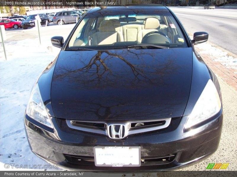 Nighthawk Black Pearl / Ivory 2003 Honda Accord LX V6 Sedan