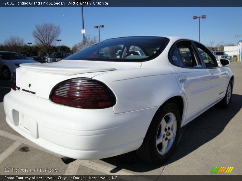 Arctic White / Graphite 2001 Pontiac Grand Prix SE Sedan