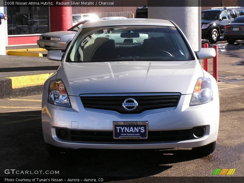 Radiant Silver Metallic / Charcoal 2008 Nissan Altima Hybrid