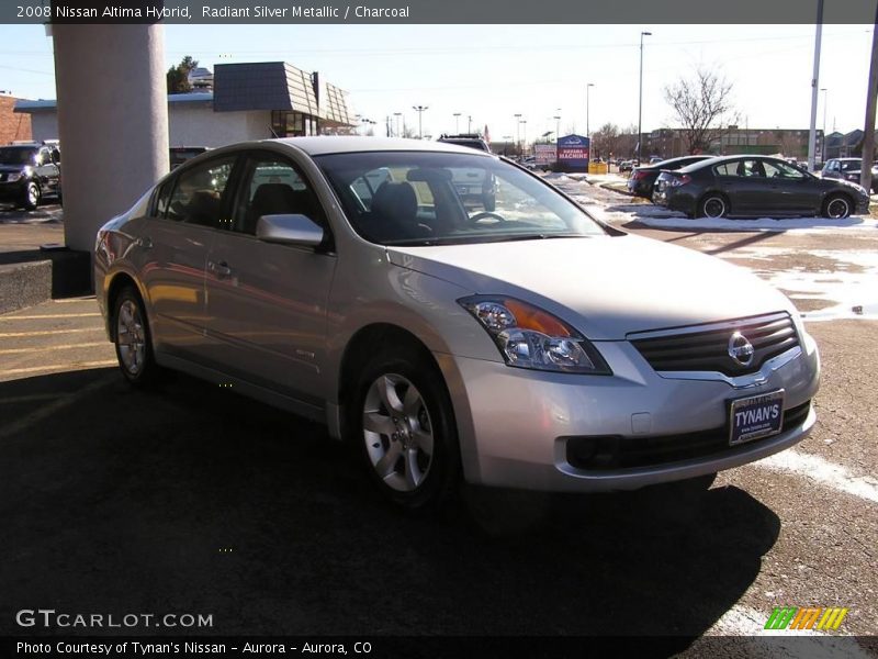 Radiant Silver Metallic / Charcoal 2008 Nissan Altima Hybrid