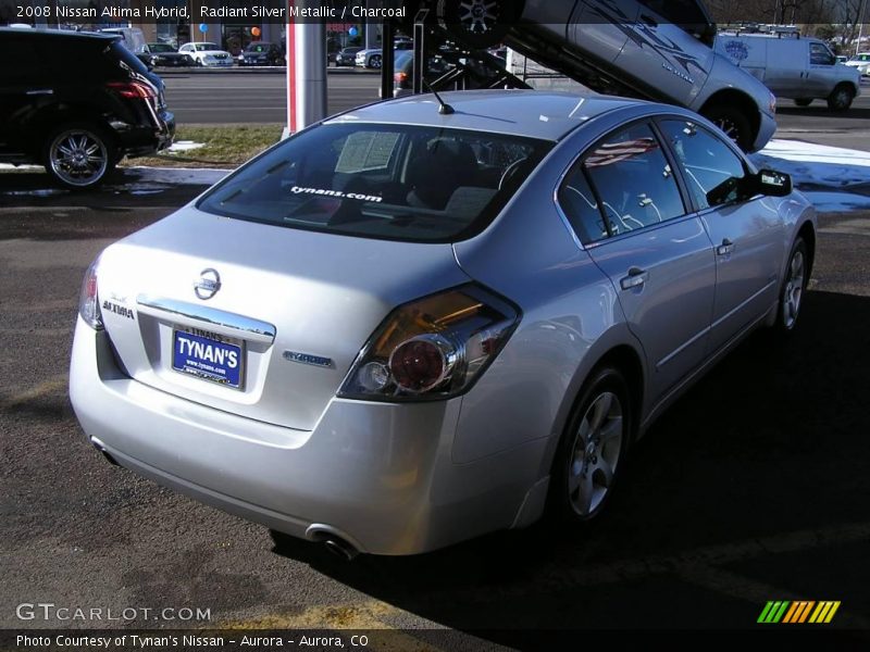Radiant Silver Metallic / Charcoal 2008 Nissan Altima Hybrid