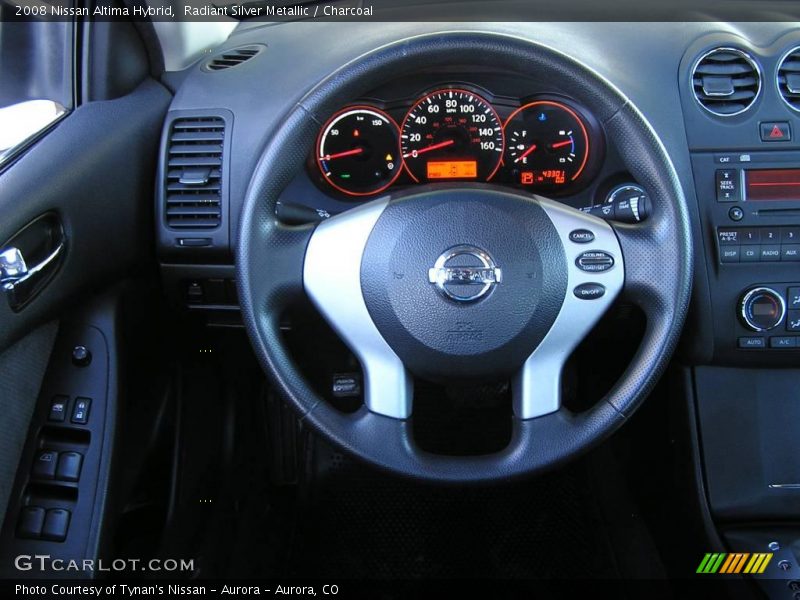 Radiant Silver Metallic / Charcoal 2008 Nissan Altima Hybrid