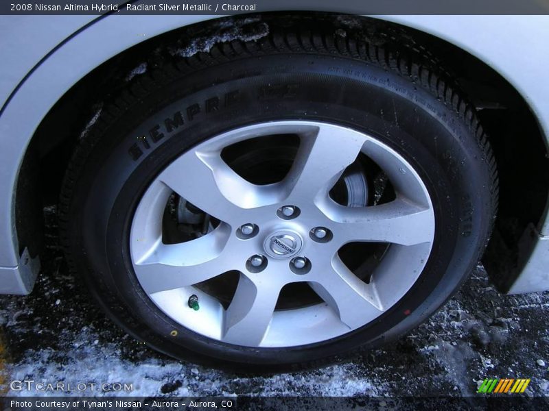 Radiant Silver Metallic / Charcoal 2008 Nissan Altima Hybrid