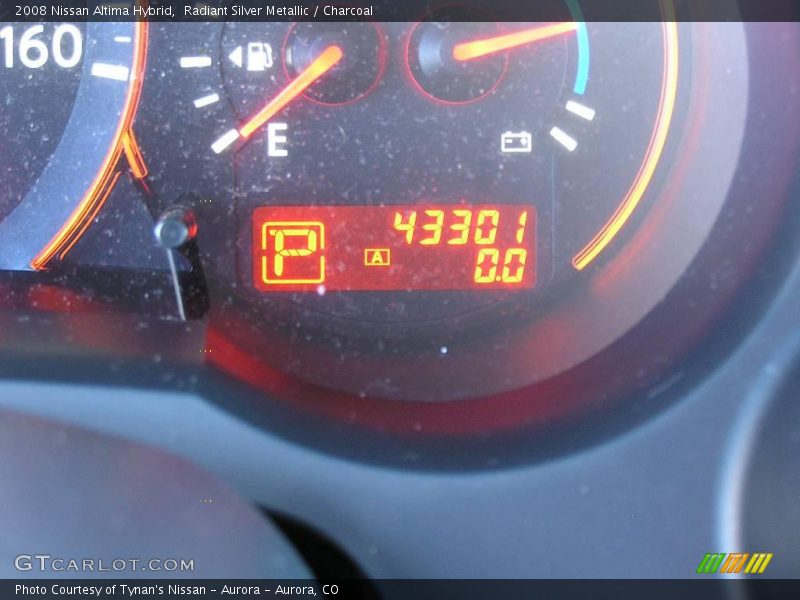 Radiant Silver Metallic / Charcoal 2008 Nissan Altima Hybrid