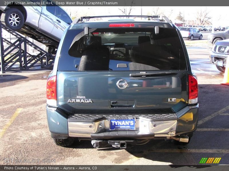 Deep Water Blue / Graphite/Titanium 2007 Nissan Armada LE 4x4
