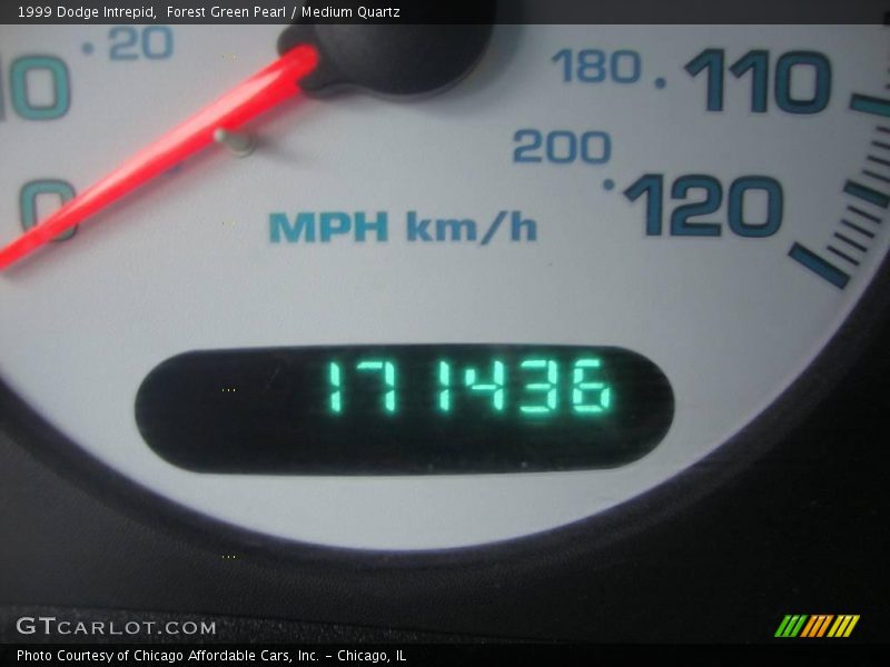 Forest Green Pearl / Medium Quartz 1999 Dodge Intrepid