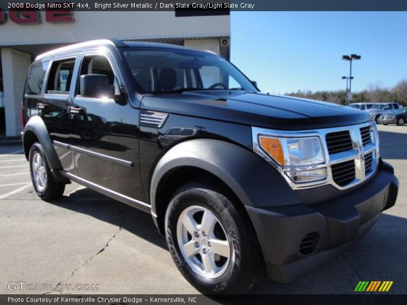 Bright Silver Metallic / Dark Slate Gray/Light Slate Gray 2008 Dodge Nitro SXT 4x4