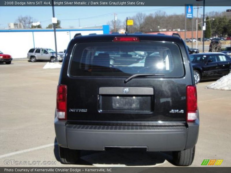 Bright Silver Metallic / Dark Slate Gray/Light Slate Gray 2008 Dodge Nitro SXT 4x4