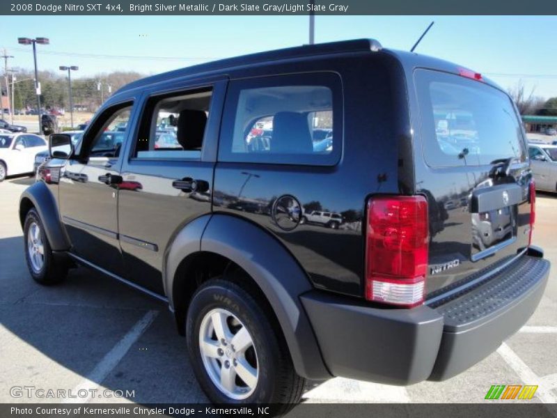 Bright Silver Metallic / Dark Slate Gray/Light Slate Gray 2008 Dodge Nitro SXT 4x4
