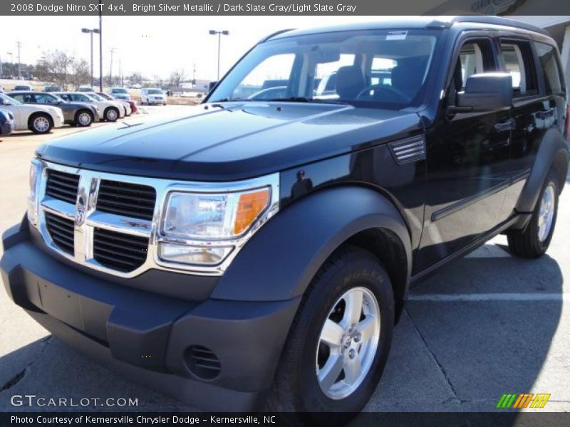 Bright Silver Metallic / Dark Slate Gray/Light Slate Gray 2008 Dodge Nitro SXT 4x4