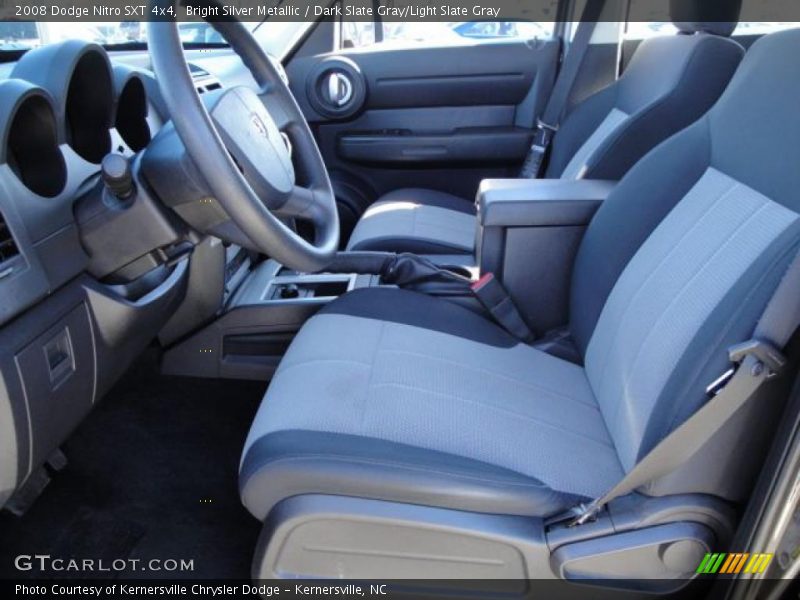 Bright Silver Metallic / Dark Slate Gray/Light Slate Gray 2008 Dodge Nitro SXT 4x4