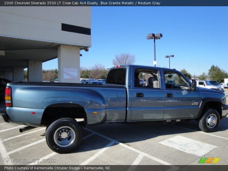 Blue Granite Metallic / Medium Gray 2006 Chevrolet Silverado 3500 LT Crew Cab 4x4 Dually