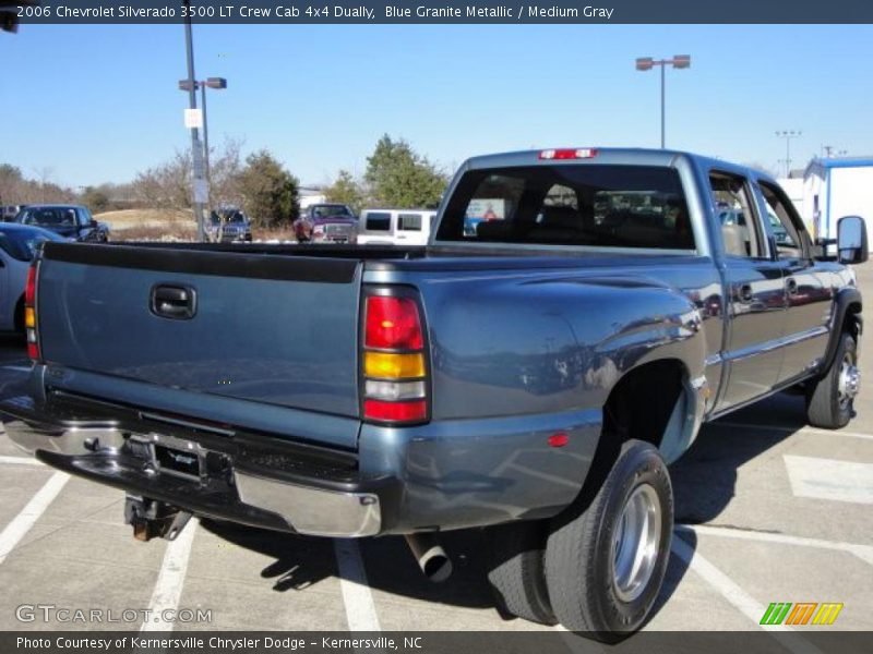 Blue Granite Metallic / Medium Gray 2006 Chevrolet Silverado 3500 LT Crew Cab 4x4 Dually