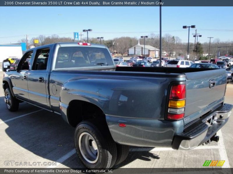 Blue Granite Metallic / Medium Gray 2006 Chevrolet Silverado 3500 LT Crew Cab 4x4 Dually