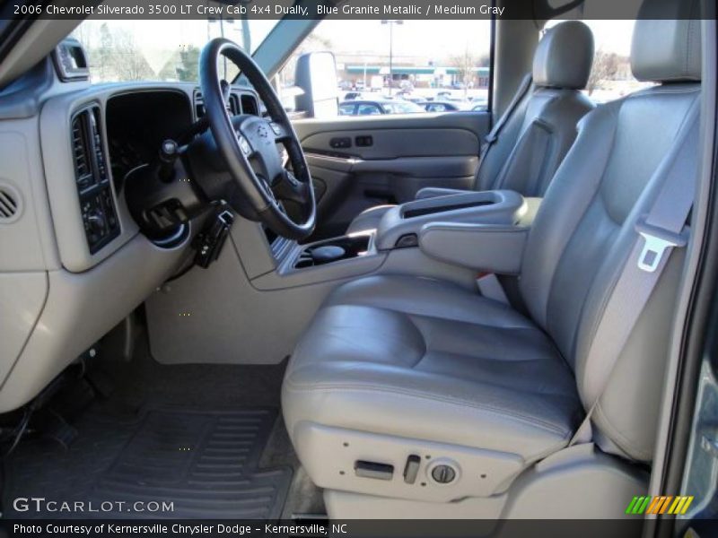 Blue Granite Metallic / Medium Gray 2006 Chevrolet Silverado 3500 LT Crew Cab 4x4 Dually