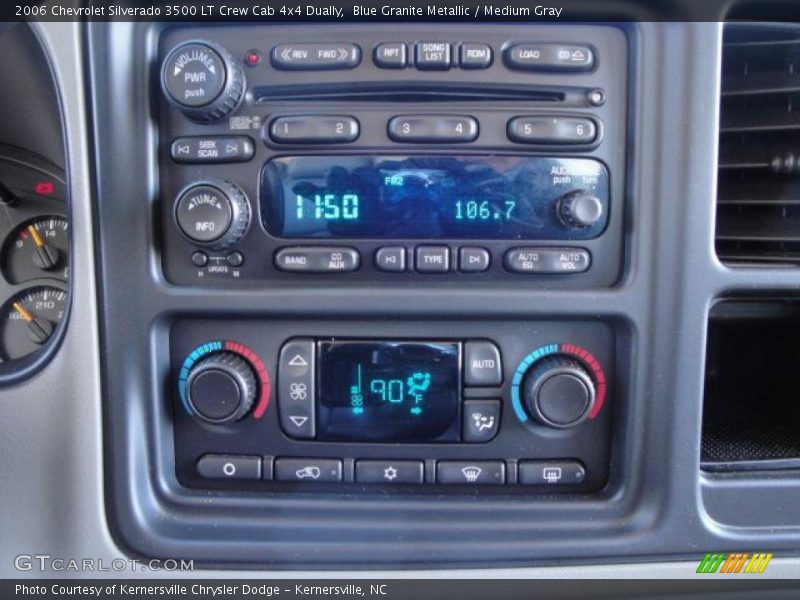 Blue Granite Metallic / Medium Gray 2006 Chevrolet Silverado 3500 LT Crew Cab 4x4 Dually