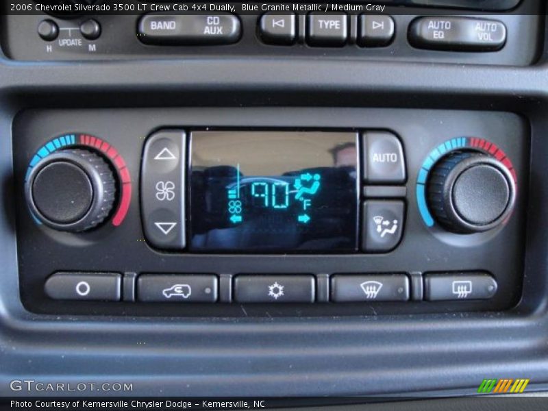 Blue Granite Metallic / Medium Gray 2006 Chevrolet Silverado 3500 LT Crew Cab 4x4 Dually