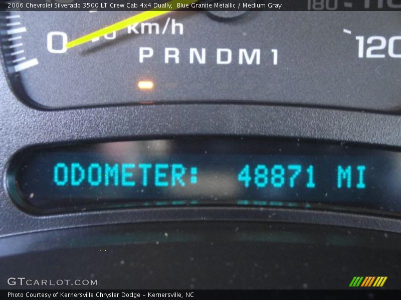 Blue Granite Metallic / Medium Gray 2006 Chevrolet Silverado 3500 LT Crew Cab 4x4 Dually