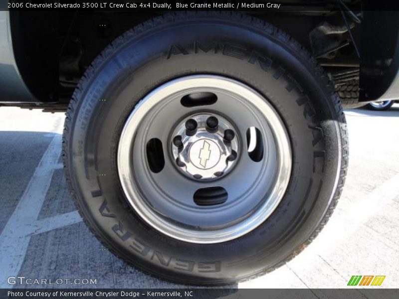 Blue Granite Metallic / Medium Gray 2006 Chevrolet Silverado 3500 LT Crew Cab 4x4 Dually