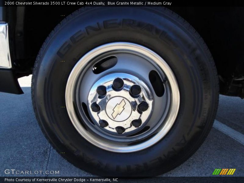 Blue Granite Metallic / Medium Gray 2006 Chevrolet Silverado 3500 LT Crew Cab 4x4 Dually