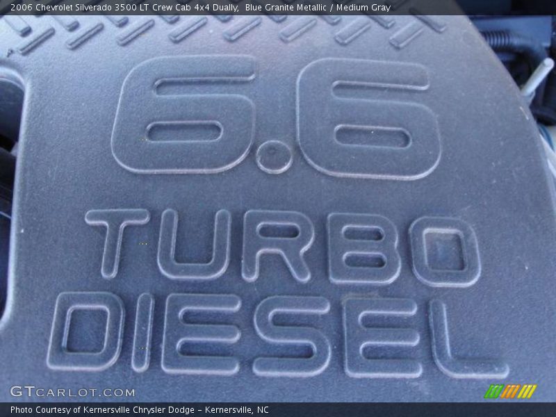 Blue Granite Metallic / Medium Gray 2006 Chevrolet Silverado 3500 LT Crew Cab 4x4 Dually