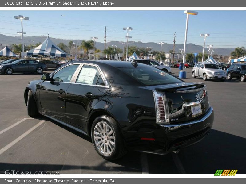 Black Raven / Ebony 2010 Cadillac CTS 3.6 Premium Sedan
