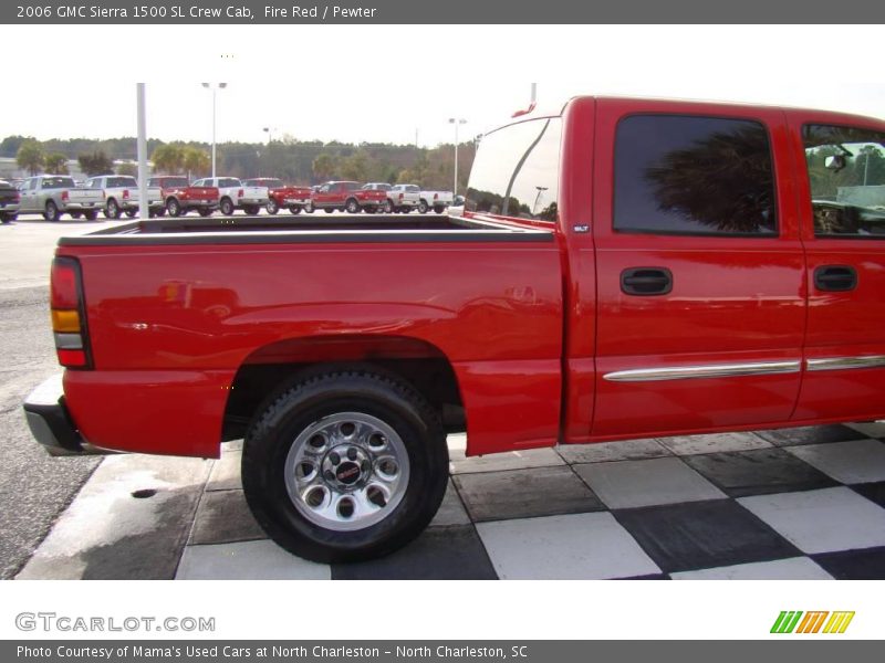 Fire Red / Pewter 2006 GMC Sierra 1500 SL Crew Cab