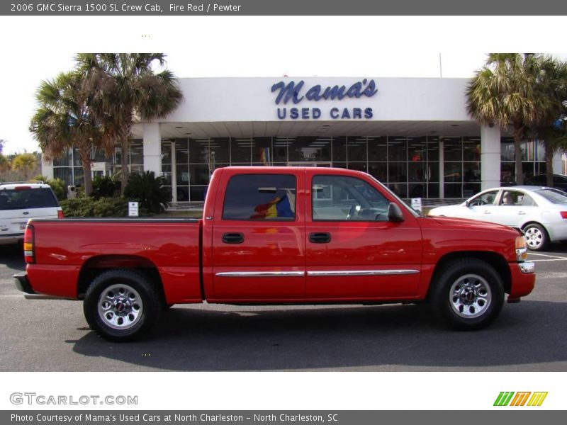Fire Red / Pewter 2006 GMC Sierra 1500 SL Crew Cab