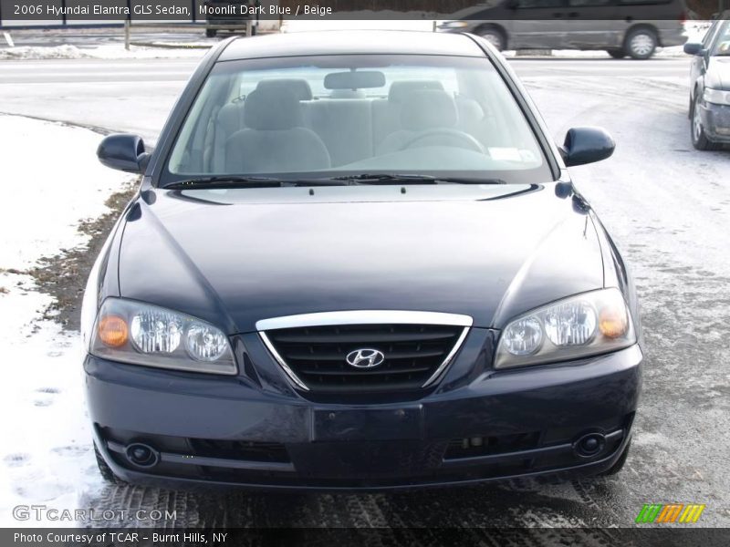 Moonlit Dark Blue / Beige 2006 Hyundai Elantra GLS Sedan
