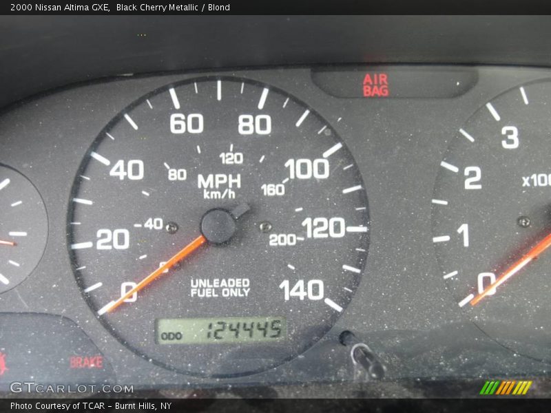 Black Cherry Metallic / Blond 2000 Nissan Altima GXE