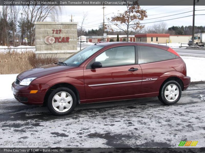 Dark Toreador Red Metallic / Charcoal/Light Flint 2006 Ford Focus ZX3 SE Hatchback
