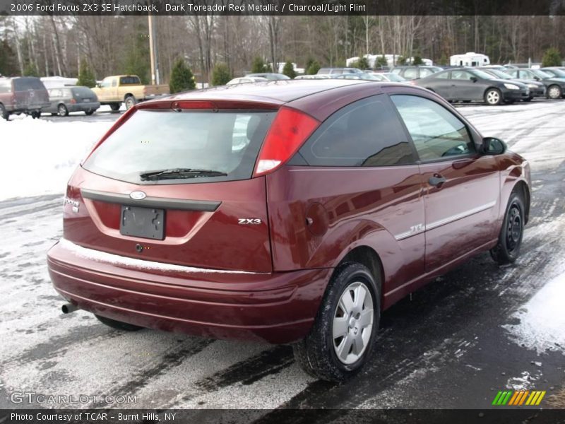 Dark Toreador Red Metallic / Charcoal/Light Flint 2006 Ford Focus ZX3 SE Hatchback