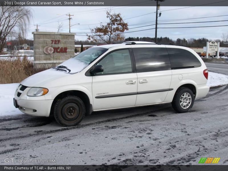 Stone White / Sandstone 2001 Dodge Grand Caravan Sport