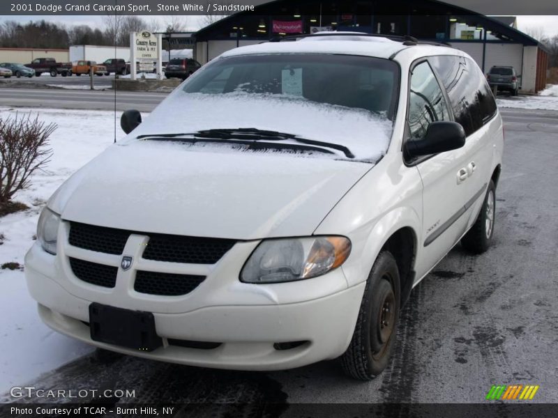 Stone White / Sandstone 2001 Dodge Grand Caravan Sport