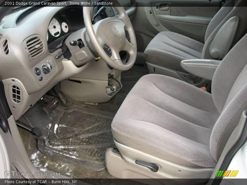 Stone White / Sandstone 2001 Dodge Grand Caravan Sport