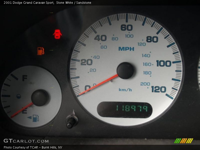 Stone White / Sandstone 2001 Dodge Grand Caravan Sport