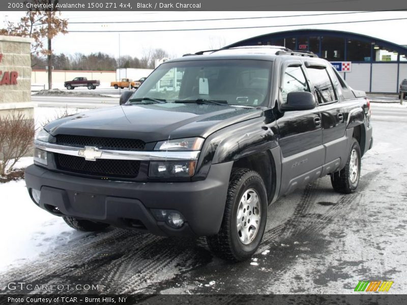 Black / Dark Charcoal 2003 Chevrolet Avalanche 1500 Z71 4x4