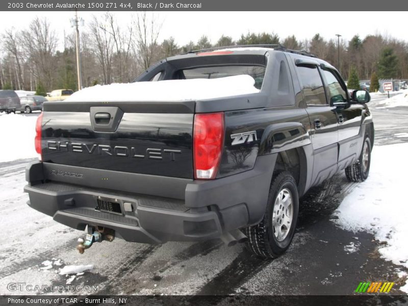 Black / Dark Charcoal 2003 Chevrolet Avalanche 1500 Z71 4x4