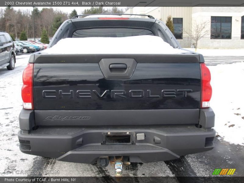 Black / Dark Charcoal 2003 Chevrolet Avalanche 1500 Z71 4x4
