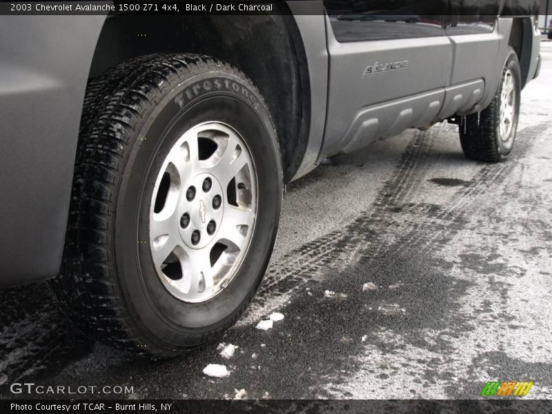 Black / Dark Charcoal 2003 Chevrolet Avalanche 1500 Z71 4x4