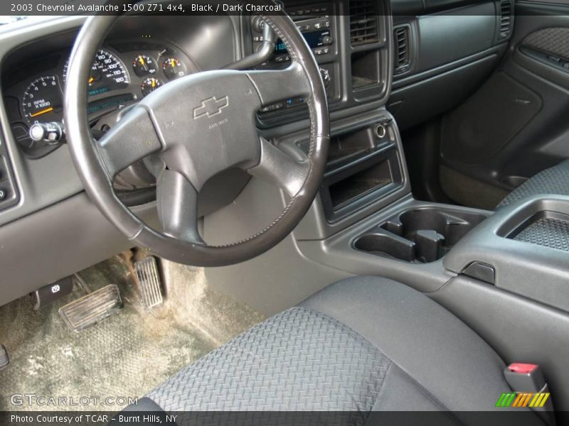 Black / Dark Charcoal 2003 Chevrolet Avalanche 1500 Z71 4x4