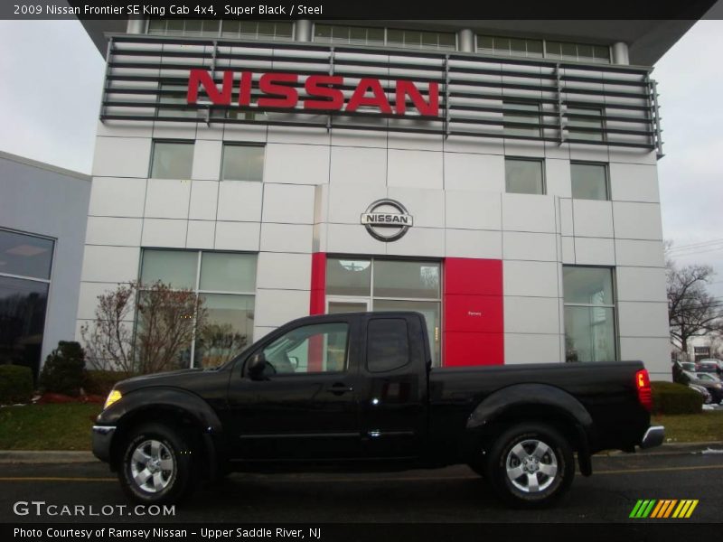 Super Black / Steel 2009 Nissan Frontier SE King Cab 4x4