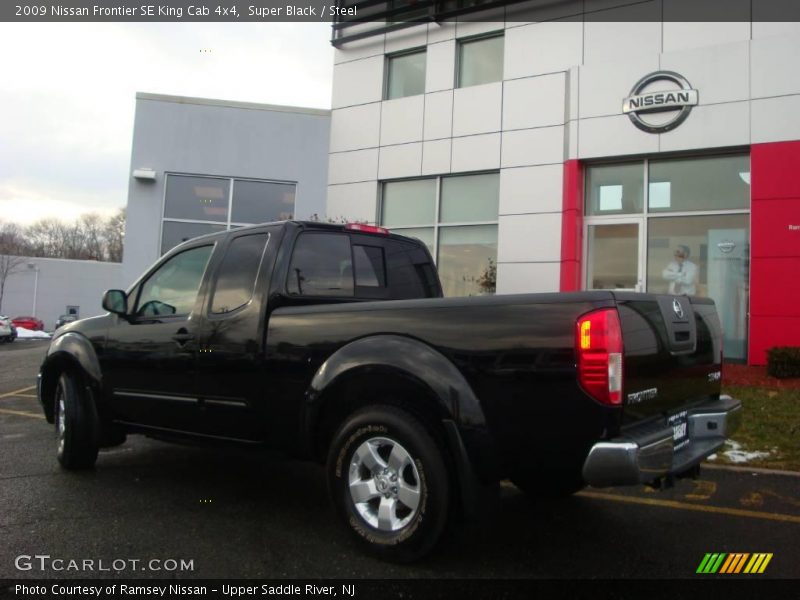 Super Black / Steel 2009 Nissan Frontier SE King Cab 4x4