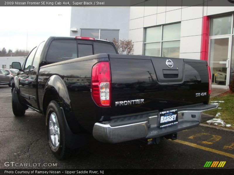 Super Black / Steel 2009 Nissan Frontier SE King Cab 4x4