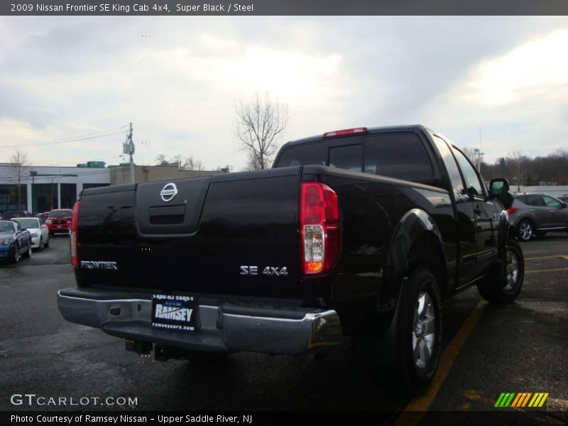 Super Black / Steel 2009 Nissan Frontier SE King Cab 4x4