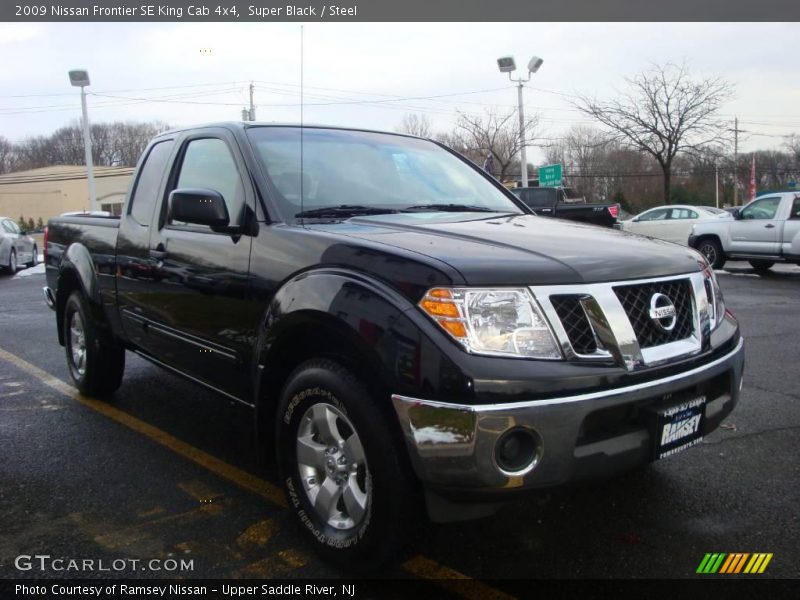 Super Black / Steel 2009 Nissan Frontier SE King Cab 4x4