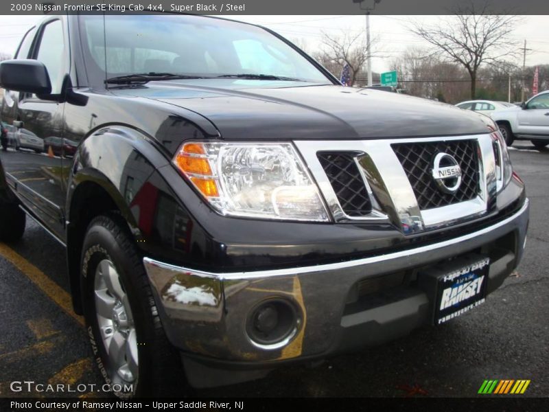 Super Black / Steel 2009 Nissan Frontier SE King Cab 4x4