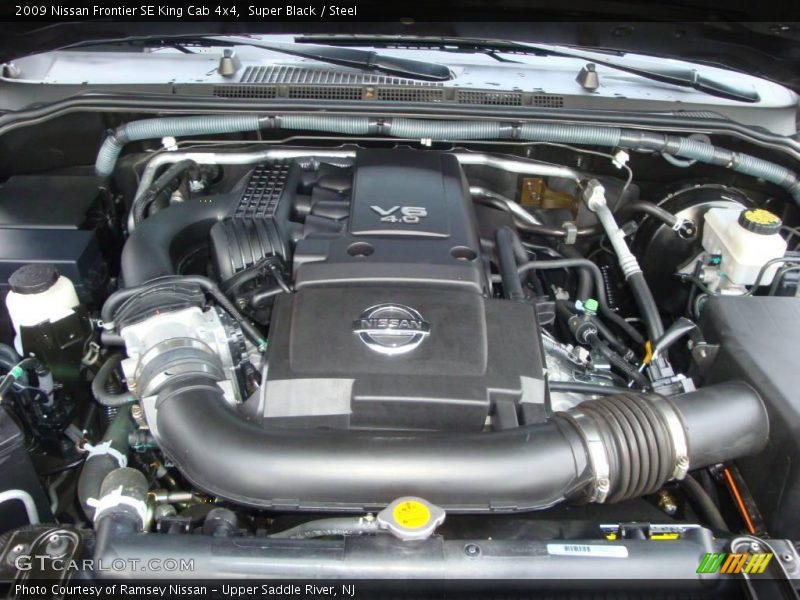 Super Black / Steel 2009 Nissan Frontier SE King Cab 4x4